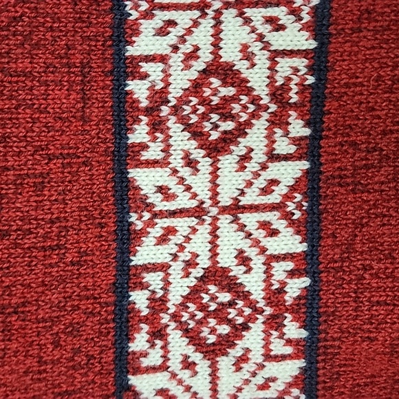 Ground Control Red & White Variegated Knit Pullover Sweater Youth XL - Picture 11 of 11